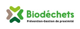 Logo de gestion de proximité des biodéchets pour une réduction des déchets